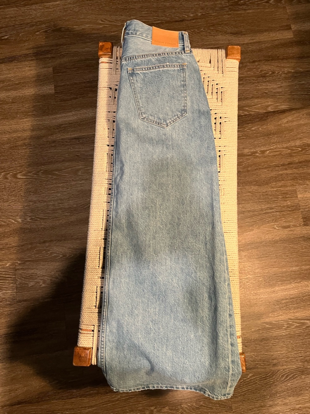 Denim Forum (The 90s Vintage Maxi Jean skirt ) size 28 - Picture 7 of 8